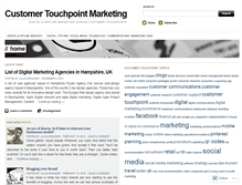 Tablet Screenshot of customertouchpoint.wordpress.com
