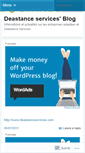 Mobile Screenshot of deastanceservices.wordpress.com