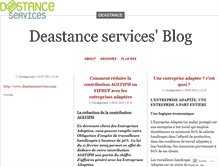 Tablet Screenshot of deastanceservices.wordpress.com