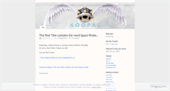 Desktop Screenshot of koopacteam.wordpress.com