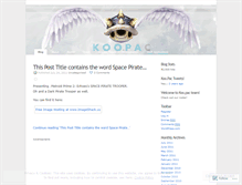Tablet Screenshot of koopacteam.wordpress.com
