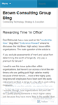 Mobile Screenshot of browncg.wordpress.com