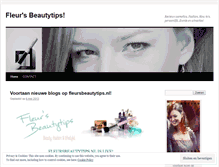 Tablet Screenshot of fleursbeautytips.wordpress.com