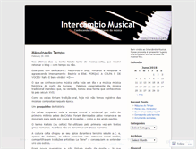 Tablet Screenshot of intercambiomusical.wordpress.com