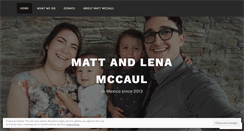 Desktop Screenshot of mattmccaul.wordpress.com