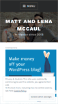 Mobile Screenshot of mattmccaul.wordpress.com