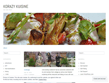 Tablet Screenshot of korazykuisine.wordpress.com