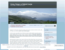 Tablet Screenshot of guneskisehiruzgar.wordpress.com