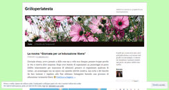 Desktop Screenshot of grilloperlatesta.wordpress.com