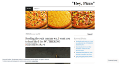 Desktop Screenshot of heypizza.wordpress.com