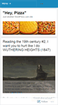 Mobile Screenshot of heypizza.wordpress.com