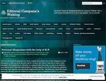 Tablet Screenshot of editorialcampana.wordpress.com