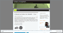 Desktop Screenshot of erickprof.wordpress.com