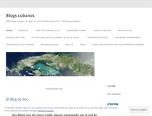 Tablet Screenshot of blogscubanos.wordpress.com