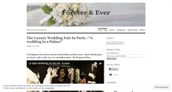 Desktop Screenshot of fandewedding.wordpress.com