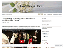 Tablet Screenshot of fandewedding.wordpress.com