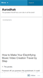 Mobile Screenshot of aaradhak.wordpress.com
