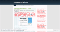 Desktop Screenshot of perspectivapolitica.wordpress.com