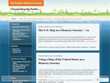 Tablet Screenshot of mydominicmemoryjourney.wordpress.com