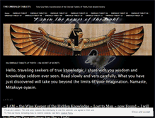 Tablet Screenshot of emeraldtablets12953.wordpress.com