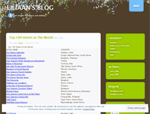Tablet Screenshot of liliaan.wordpress.com
