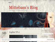 Tablet Screenshot of mittebam.wordpress.com