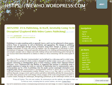 Tablet Screenshot of niewho.wordpress.com