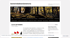 Desktop Screenshot of lasmerindadesenlamemoria.wordpress.com