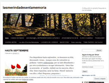 Tablet Screenshot of lasmerindadesenlamemoria.wordpress.com