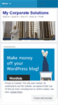 Mobile Screenshot of mycorporatesolutions.wordpress.com