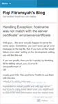 Mobile Screenshot of fiqifitransyah.wordpress.com