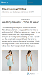 Mobile Screenshot of creatureswithink.wordpress.com