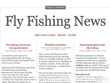 Tablet Screenshot of hookflyfishing.wordpress.com