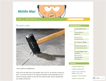 Tablet Screenshot of caughtinthemiddleman.wordpress.com