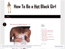 Tablet Screenshot of howtobeahotblackgirl.wordpress.com