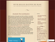 Tablet Screenshot of buchbilligkaufen.wordpress.com