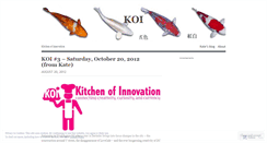 Desktop Screenshot of kitchenofinnovation.wordpress.com