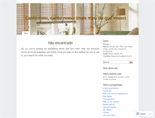 Tablet Screenshot of cantomeu.wordpress.com