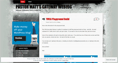 Desktop Screenshot of gatewaymatt.wordpress.com