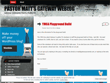 Tablet Screenshot of gatewaymatt.wordpress.com