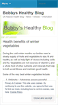 Mobile Screenshot of bobshealthyblog.wordpress.com