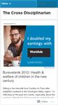 Mobile Screenshot of crossdisciplinarian.wordpress.com