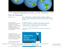 Tablet Screenshot of marchamundialvenezuela.wordpress.com