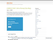 Tablet Screenshot of bridesmagazine.wordpress.com