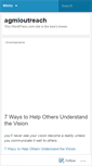 Mobile Screenshot of agmioutreach.wordpress.com