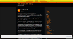 Desktop Screenshot of fireandink.wordpress.com