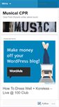 Mobile Screenshot of musicalcpr.wordpress.com