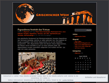 Tablet Screenshot of griechischerwein.wordpress.com