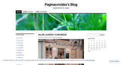 Desktop Screenshot of paginasvividas.wordpress.com