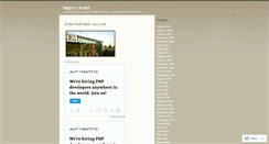 Desktop Screenshot of batjay.wordpress.com